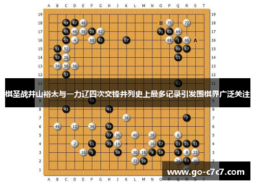 棋圣战井山裕太与一力辽四次交锋并列史上最多记录引发围棋界广泛关注